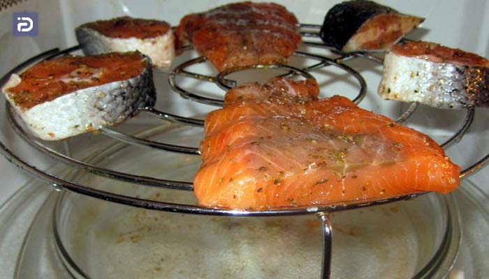 پخت ماهی در ماکروفر گالانز 