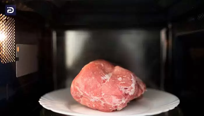 یخ زدایی مواد غذایی درون ماکروفر گالانز