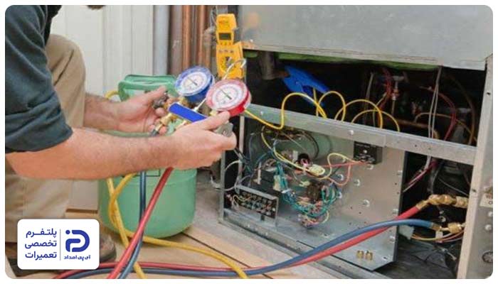 شارژ گاز یخچال هایسنس