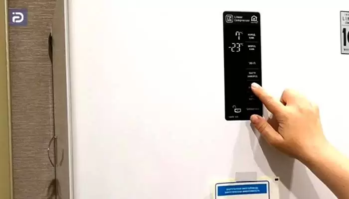 نحوه تنظیم دمای یخچال و فریزر آیسان