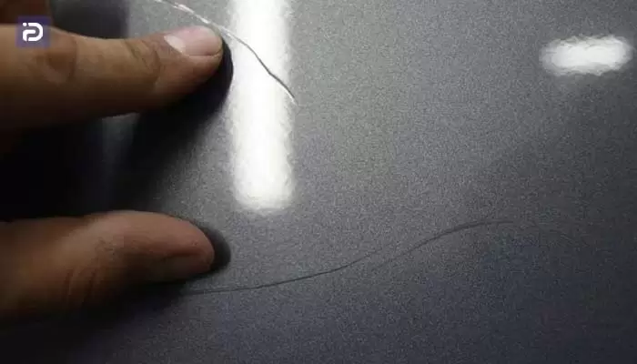 نحوه پاک کردن خراش و یا لکه روی دیواره یخچال جی سان