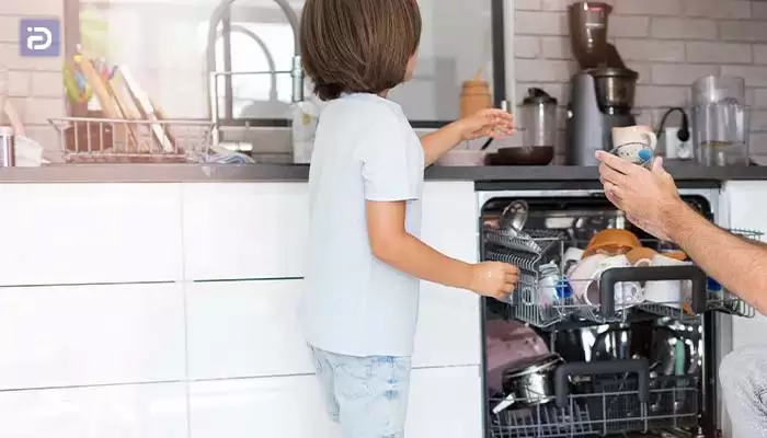 چگونه قفل کودک را در ظرفشویی امرسان فعال و غیر فعال کنیم