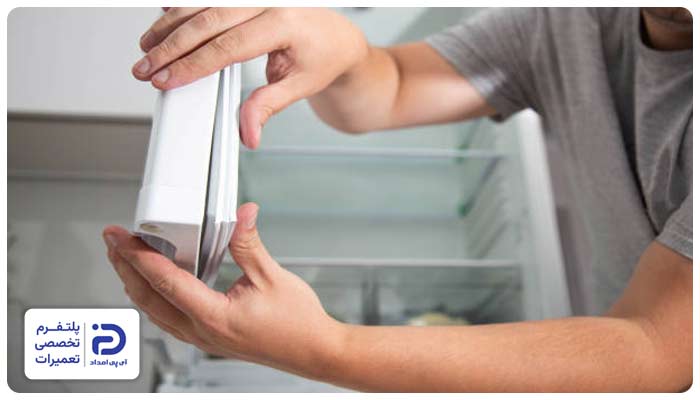 تعویض لاستیک درب یخچال هایسنس
