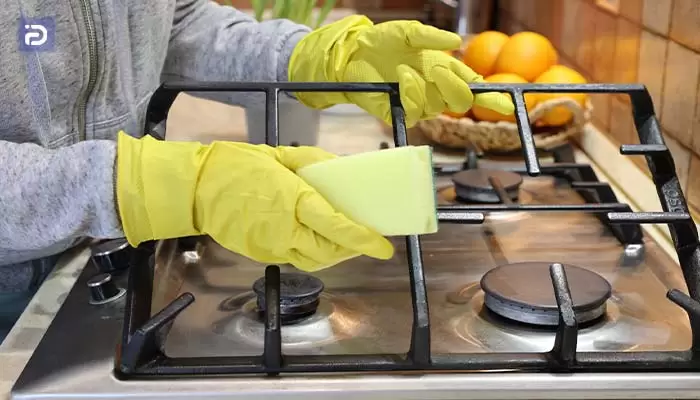 بهترین راه تمیز کردن چدن اجاق گاز فریجیدر