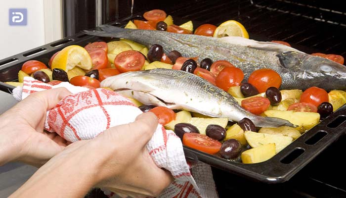 بهترین راه برای پخت ماهی در فر اجاق گاز مجیک شف
