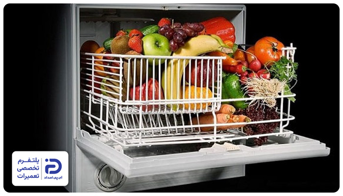 شستشوی میوه در ظرفشویی الگانس