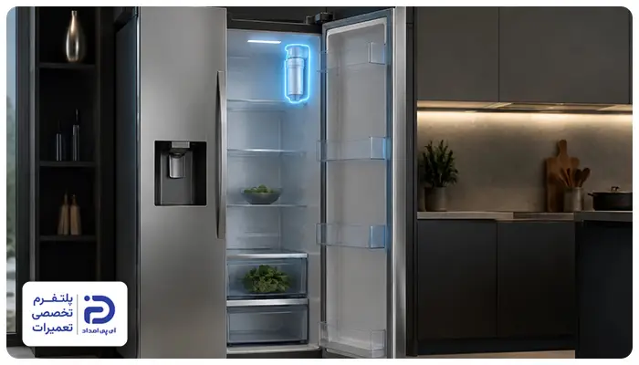 محل قرارگیری فیلتر در یخچال اسنوا