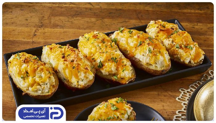 پخت سیب زمینی ویژه در ماکروفر