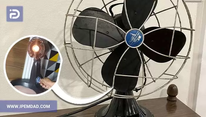 تبدیل پنکه رومیزی به چراغ مطالعه