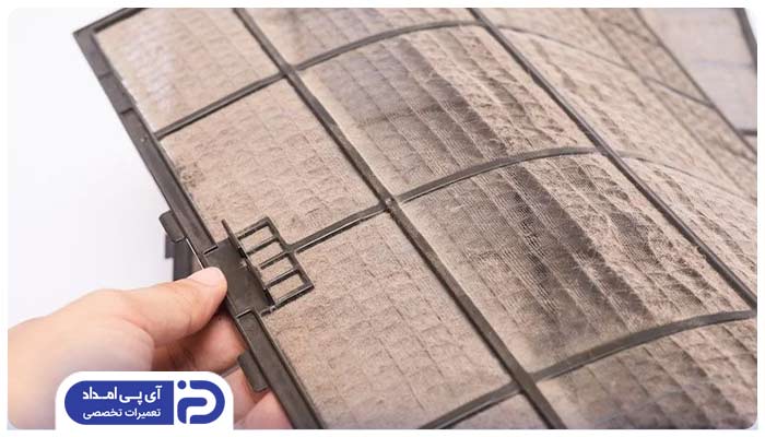کثیف بودن فیلترهای کولرگازی