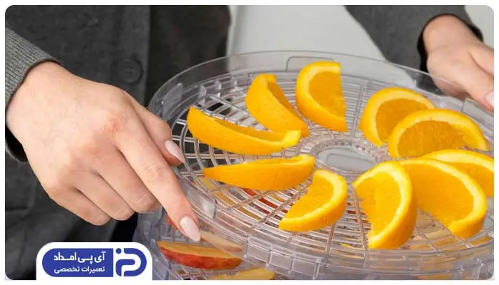 خشک کردن زیاد میوه خشک کن و سبزی خشک کن