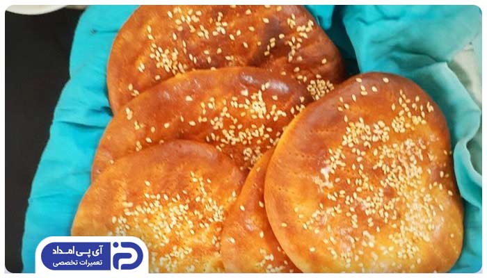 نحوه پخت نان شیرمال در مایکروفر