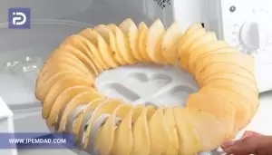 نحوه پخت چیپس و پنیر در ماکروفر