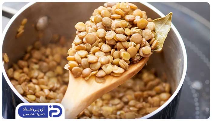 طرز تهیه عدسی در ماکروفر