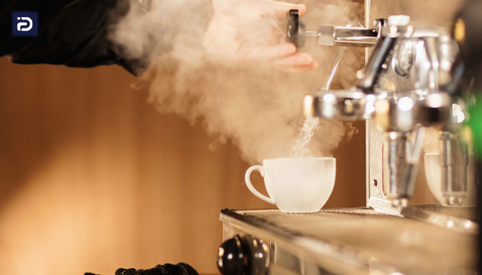 نحوه استفاده از بخار دستگاه اسپرسو ساز هاردستون برای تهیه قهوه چگونه است