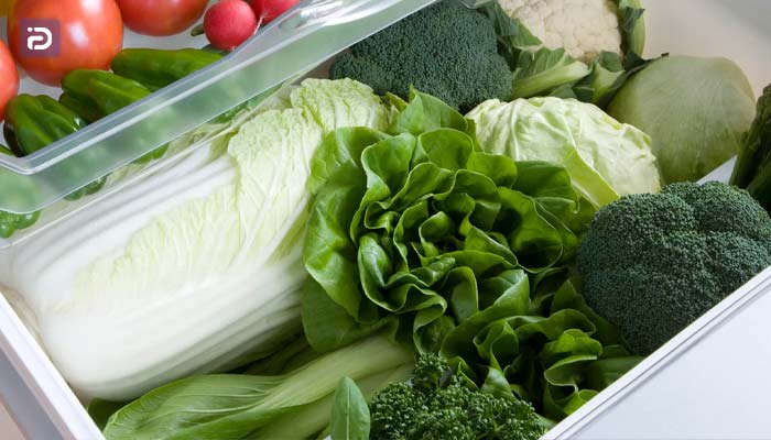 مدت زمان نگهداری انواع سبزیجات در یخچال