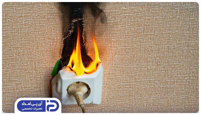 علت داغ شدن و سوختن پریز کولر گازی