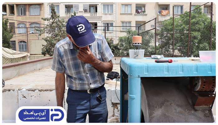تعمیر بدنه کولر آبی 