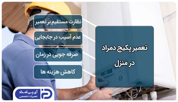 تعمیر پکیج دمراد در محل