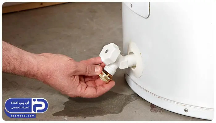 نحوه تعویض شیر تخلیه آبگرمکن