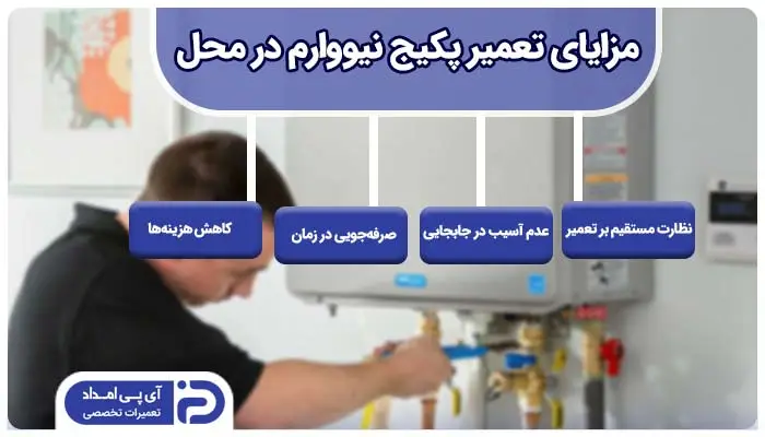 تعمیر پکیج نیووارم در محل