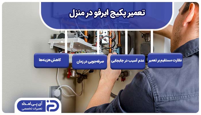 تعمیر پکیج ایرفو در محل