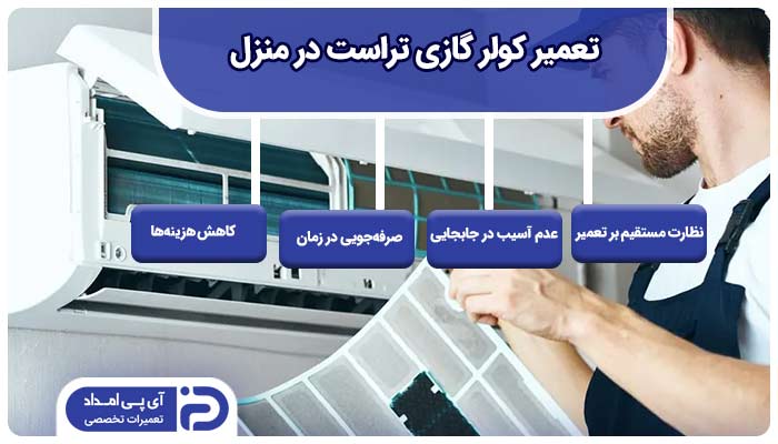 خدمات کولرگازی تراست در محل