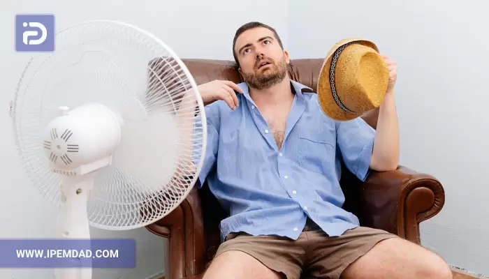 چرا پنکه باد گرم میزند؟