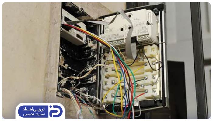 تعمیر سیم کشی آیفون تصویری الکتروپیک