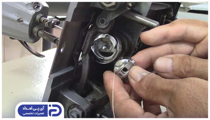 نحوه تنظیم ماکو چرخ خیاطی صنعتی