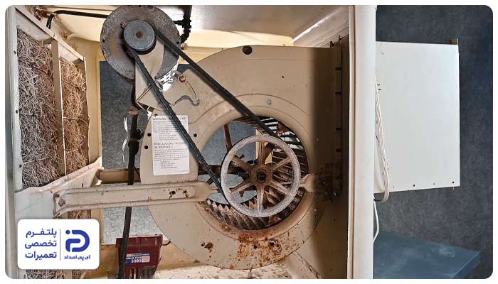 نقش قطعات مکانیکی کولر آبی روی میزان خنک کنندگی