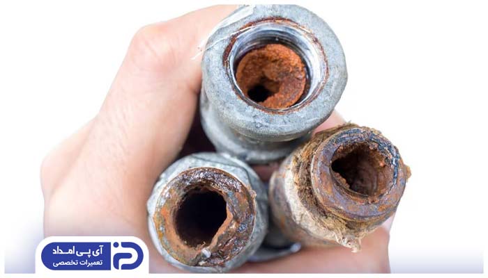 رسوب گذاری؛ علت خرابی شیر سه راهه پکیج