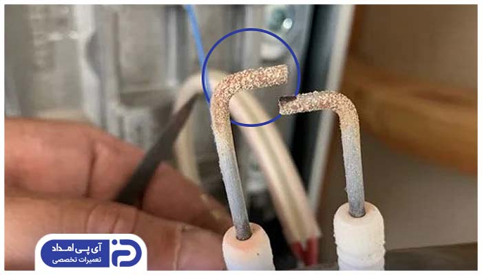 مسدود شدن الکترود جرقه زن؛ علت جرقه نزدن پکیج