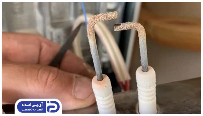 خرابی الکترود یون؛ علت جرقه زدن مداوم پکیج