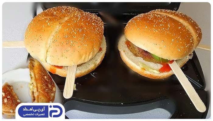 تهیه غذاهای مختلف با ساندویچ ساز