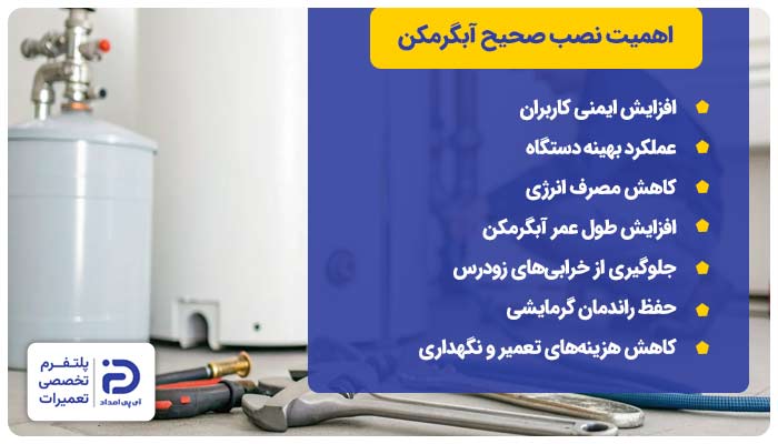 اهمیت نصب و راه اندازی صحیح آبگرمکن