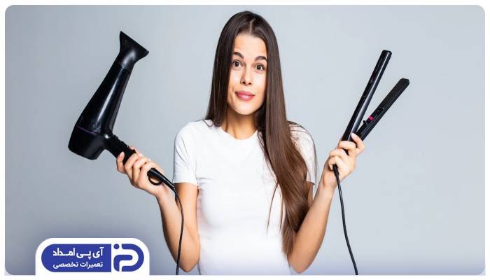 اتو مو عوارض بیشتری دارد یا سشوار؟