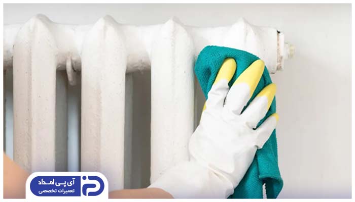 مراحل تمیز کردن شوفاژ برقی