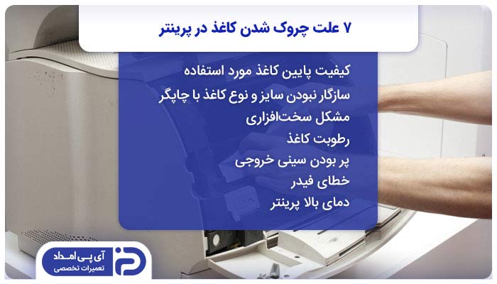 7 علت چروک شدن کاغذ در پرینتر