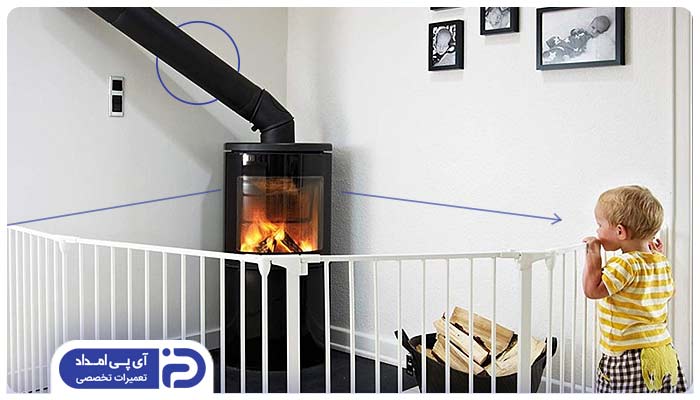 محل مناسب برای نصب شومینه هیزمی