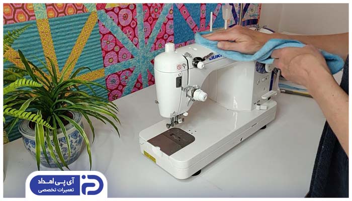 نحوه تمیز کردن چرخ خیاطی