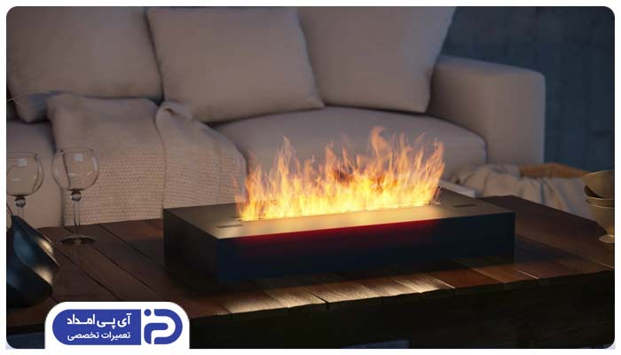 محل مناسب برای نصب شومینه الکلی