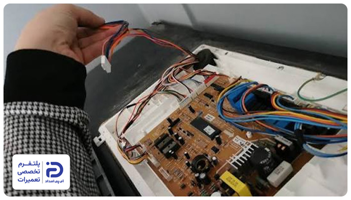 خرابی برد علت چشمک زدن درجه یخچال دوو