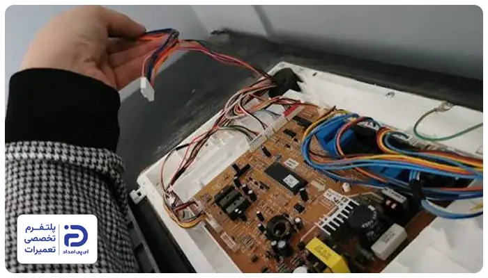 خرابی برد علت چشمک زدن درجه یخچال دوو