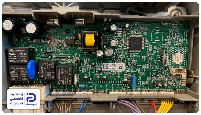 خرابی برد الکترونیکی در ماشین ظرفشویی بوش