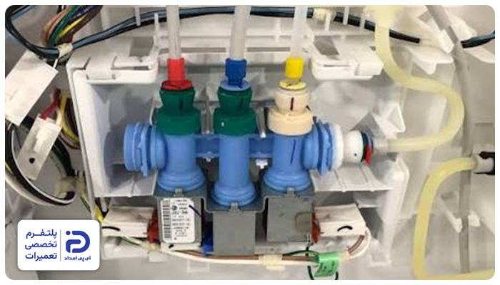 خرابی شیر برقی علت قطع آب یخچال جنرال الکتریک