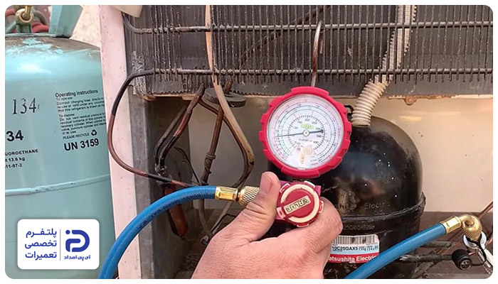 کمبود گاز؛ از دلایل داغ شدن بدنه یخچال الجی