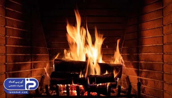 علت دود دادن شومینه هیزمی