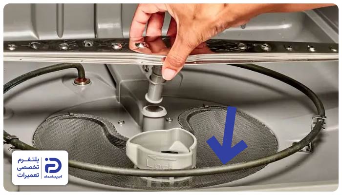 خرابی المنت حرارتی باعث داغ نشدن آب در ماشین ظرفشویی بوش میشود