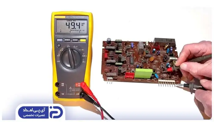 نبودن ولتاژ کافی در برد کنترل لباسشویی